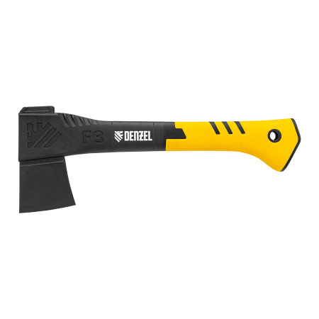 Топор-колун, F3, 640 гр, двухкомпонентная рукоятка, 320 мм// Denzel цена