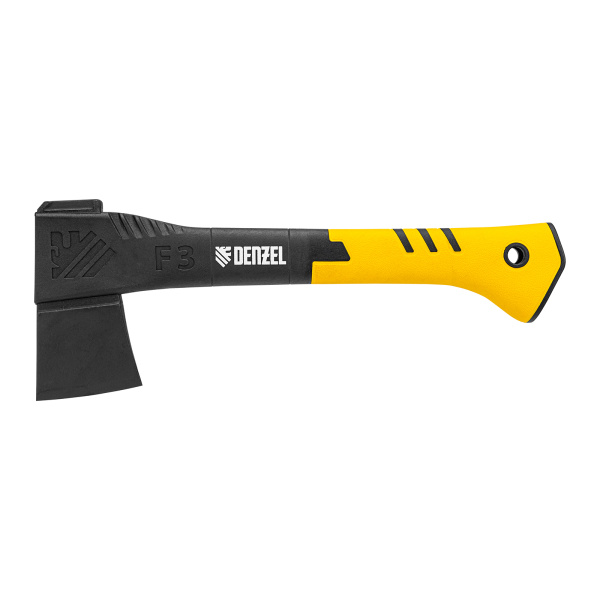 Топор-колун, F3, 640 гр, двухкомпонентная рукоятка, 320 мм// Denzel цена