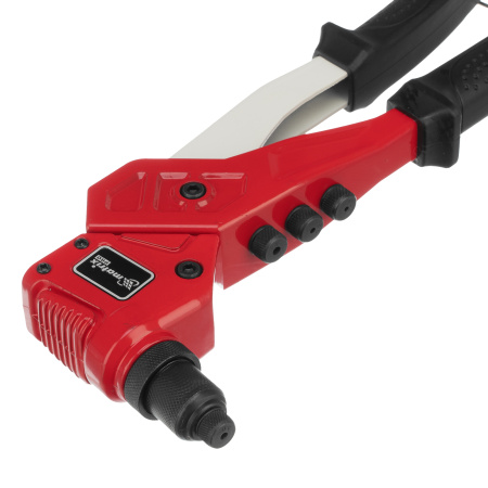 Заклепочник литой, поворотный, 290 мм, 0-360 град, заклепки 2.4-3.2-4.0-4.8 мм, Pro Matrix цена