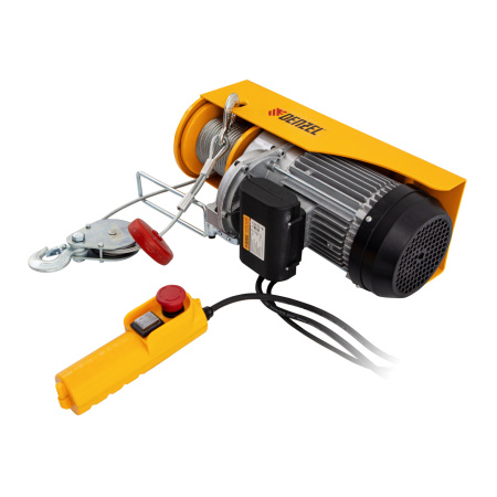 Тельфер электрический TF-1200,1.2 т, 1800 Вт, высота 12 м, 8 м/мин Denzel цена