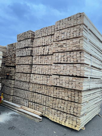 Доска обрезная 25х100х3000 (1-2 сорт)