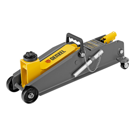 Домкрат гидравлический подкатной с фиксатором, 3 т, 190-532 мм, SUV/ Denzel цена