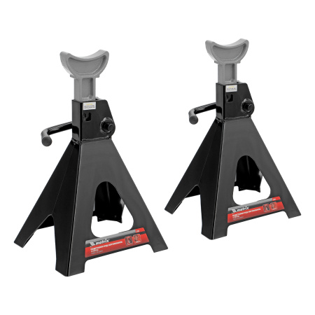 Подставки под машину регулируемые, 6 т, H подъема 400-605 мм, 2 шт Matrix цена