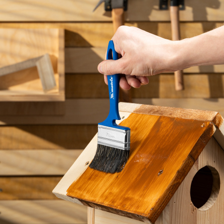 Кисть флейцевая "Водные краски" Color Line  70 x 12 мм Matrix цена