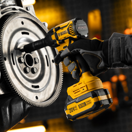 Гайковерт ударный аккумуляторный бесщет. CIWH-BL-20-350, Li-Ion, 20 В// Denzel