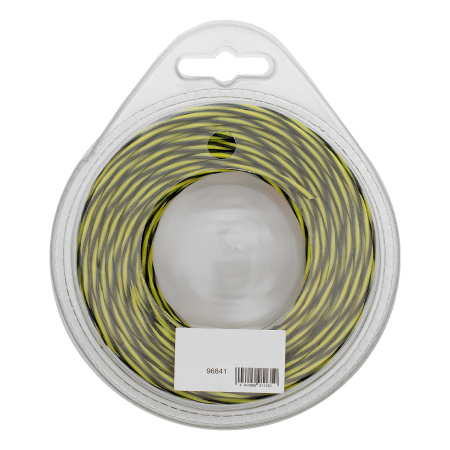 Леска для триммера двухкомпонентная витая квадратная, 2,4мм х 15м, блистер SkyCutter Denzel цена