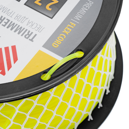 Леска для триммера звезда, 2,7мм х 202м, на DIN катушке FLEX CORD Denzel цена