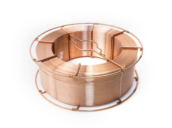 КЕДР Проволока омедненная КЕДР Св-08Г2С-О Ø 1,0 мм (каркас кат. 15 кг)