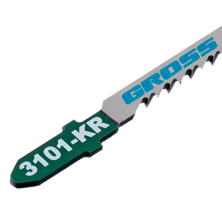 Набор полотен для электролобзика по дереву, 6 шт, Profi, пластиковый кейс Gross