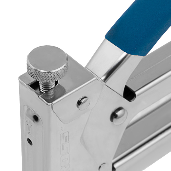 Степлер мебельный регулируемый (Handwerker) стальной корпус, тип скобы 53, 4-14 мм Gross цена