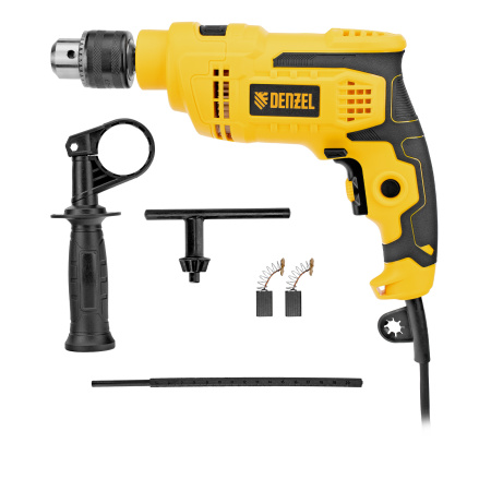 Дрель ударная IDD-750, 750 Вт, 0-3000 об/мин, 48000 уд/мин Denzel