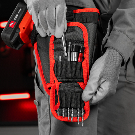 Кобура для шуруповерта с карманом для бит и сверл Matrix цена