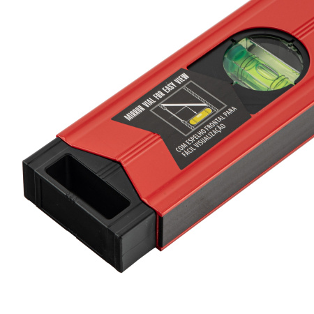 Уровень алюминиевый магнитный, 800 мм, фрезерованный, 3 глазка (1 зеркальный) усиленный Matrix цена