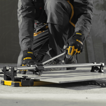 Плиткорез 600х14мм, цельнометал. напр., каретка на подш., стальная станина, рукоятка-пенал Denzel цена