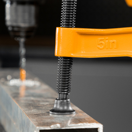 Струбцина G-образная, усиленная, 125 мм Denzel цена