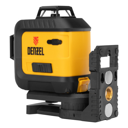 Лазерный уровень мультипризменный LX 360-2 Red, 30 м, 635 нм, аккумулятор Li 2800 мАч, резьба 5/8" Denzel цена