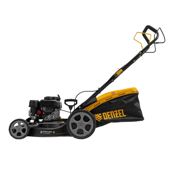 Газонокосилка бензиновая GLR-460SP-ZS, 149 см3, ширина 46 см, привод, травосборник 65 л Denzel цена