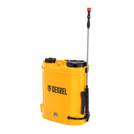 Опрыскиватель ранцевый аккумуляторный D-12LA, 12 л, 12 В, 8 Ач Denzel цена