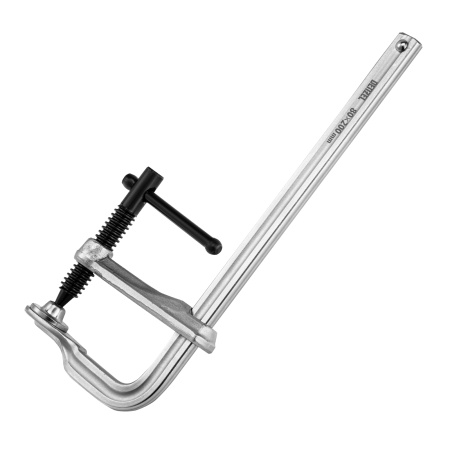 Струбцина F-образная, 80x200мм, кованая Denzel цена