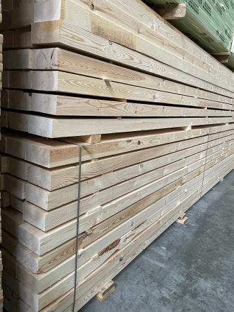 Брус сухой строганный 100х200х6000