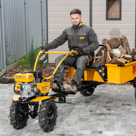 Мотоблок DPT-170S, 7 л.с., ремен.сцеп, фрез 3х4, ШОМ, передачи 2В/1Н Denzel