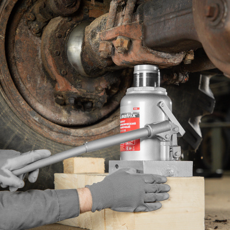 Домкрат гидравлический бутылочный, 30 т, высота подъема 260-415 мм Matrix цена