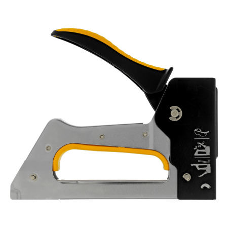 Степлер металлический, скобы в комплекте, 2К рукоятка, тип 53, 6-10 мм Denzel цена