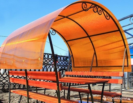 Поликарбонат сотовый 6 мм 2.1х12 м цвет бронзовый