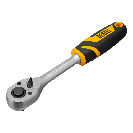 Набор инструментов, 1/2", 1/4", 3/8", CrV, S2, пластиковый кейс, 216 предметов Denzel