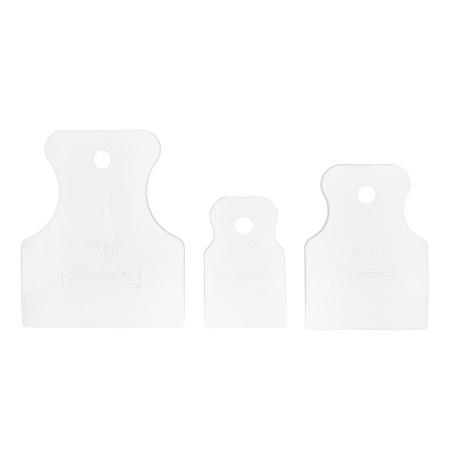 Набор шпателей 40-60-80 мм, белая резина, 3 шт Matrix цена