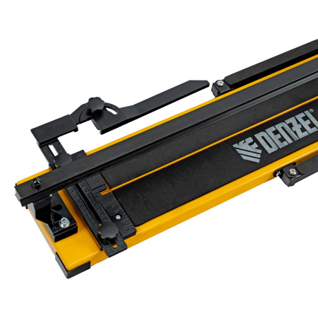 Плиткорез рельсовый 800х16мм, каретка на подш., стальная станина, усил. рукоятка-пенал Denzel цена
