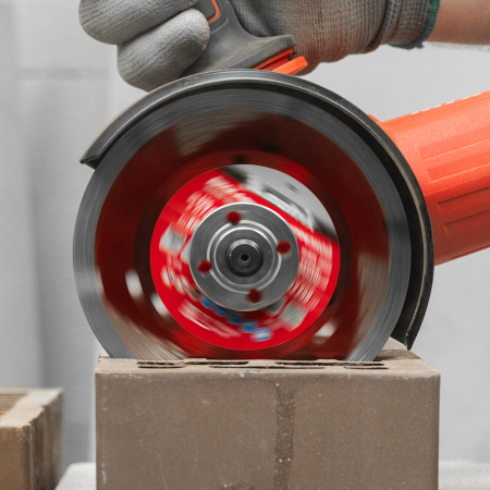 Диск алмазный, отрезной сегментный с защитными сект, 125 х 22.2 мм, сухая резка Matrix Professional