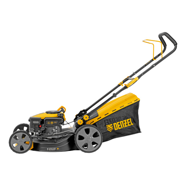Газонокосилка бензиновая GLD-460-K, 150 см3, 46 см, 50 л// Denzel цена