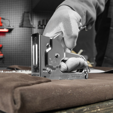 Степлер мебельный, тип скобы: 53, 4-8 мм Matrix цена