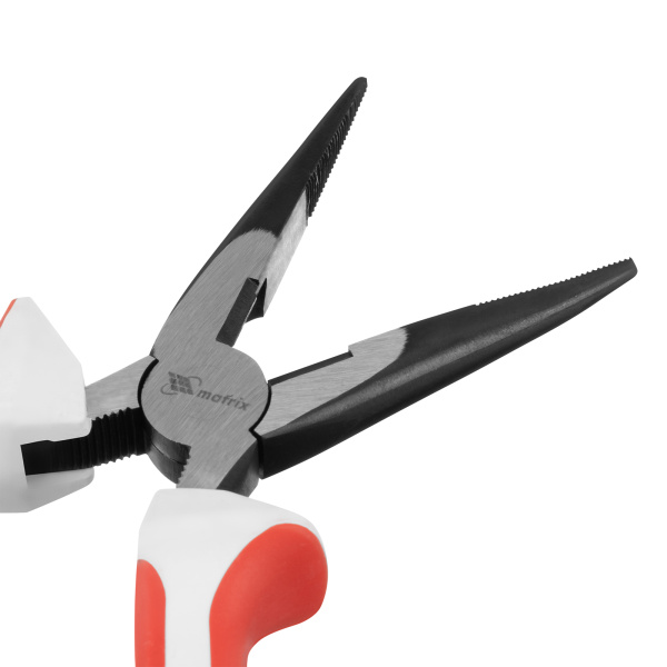 Длинногубцы прямые Premium, 160 мм, трехкомпонентные рукоятки Matrix