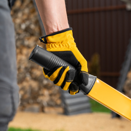 Тачка строительная, усиленная, объем 140 л, 230 кг, колесо 15х6.00-6 Denzel цена