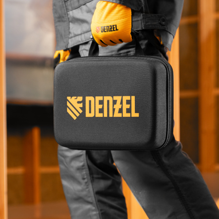 Лазерный уровень мультипризменный DLV-360-3T, 30 м, зеленый луч, Li-Ion 2,4 Aч, штатив // Denzel цена