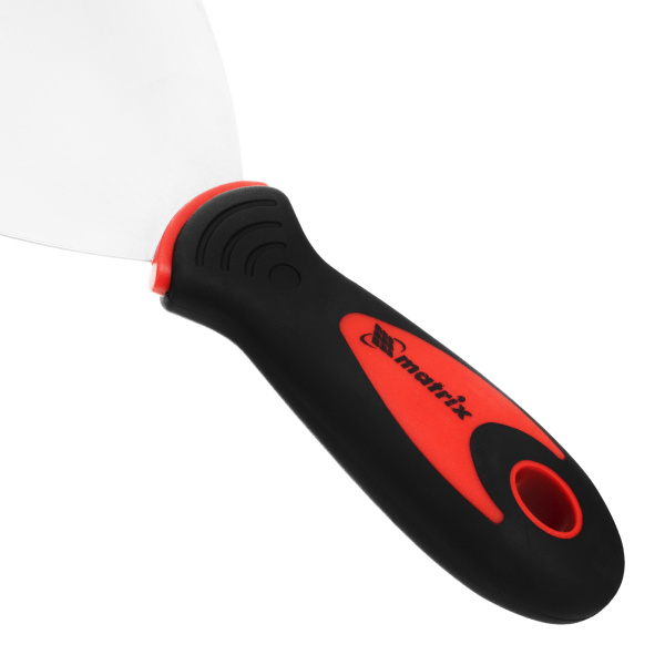 Шпательная лопатка из нержавеющей стали, 120 мм, двухкомпонентная ручка Matrix цена