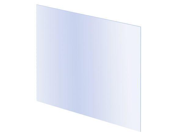 КЕДР Стекло поликарбонатное внешнее КЕДР к К-102  (110 * 90 - Шлем 1.0.)