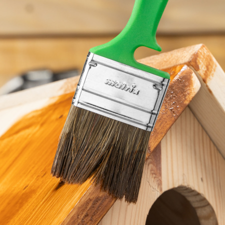 Кисть флейцевая "Работы по дереву" Color Line 50 х 12 мм Matrix цена