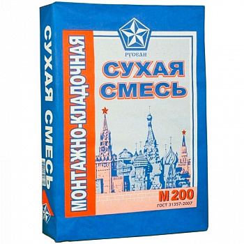 Монтажно-кладочная смесь Русеан М200 40кг