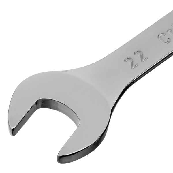 Ключ комбинированный, 22 мм, CrV, полированный хром Matrix