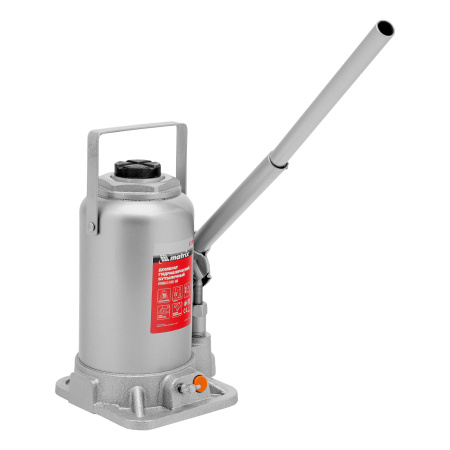 Домкрат гидравлический бутылочный, 20 т, h подъема 244-449 мм Matrix цена