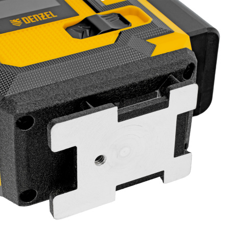 Лазерный уровень мультипризменный DLV-360-3C, 30 м, зеленый луч, Li-Ion 2,4 Aч, кейс// Denzel цена