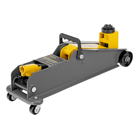 Домкрат гидравлический подкатной с фиксатором, 3 т, 190-532 мм, SUV Denzel цена