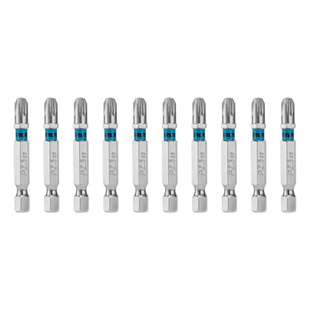 Бита PZ3х50мм, сталь S2, шестигр., 10 шт. Gross