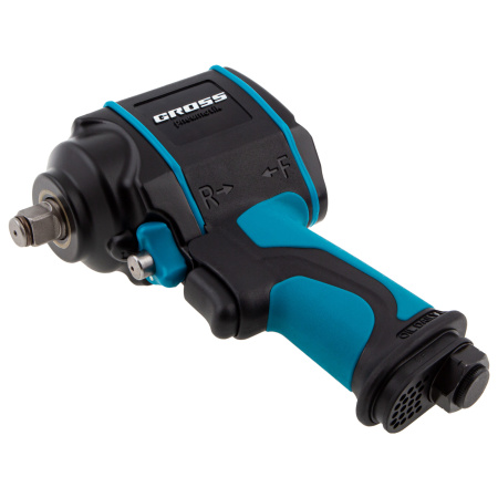 Гайковерт пневматический ударный G985K2, 1/2, 610Нм 9000 об/мин, с набором 17 предметов Gross цена