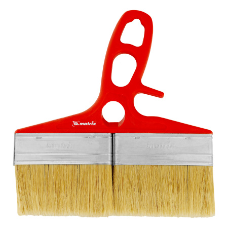 Кисть флейцевая для лаков, 200 x 12, натуральная щетина, пластиковая ручка Color line Matrix цена