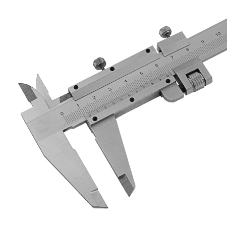 Штангенциркуль, 200 мм, цена деления 0.02 мм, металлический, с глубиномером Matrix цена