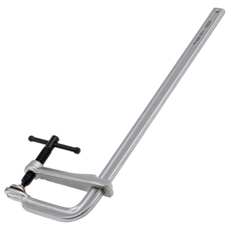 Струбцина F-образная, 120x400мм, кованая Denzel цена